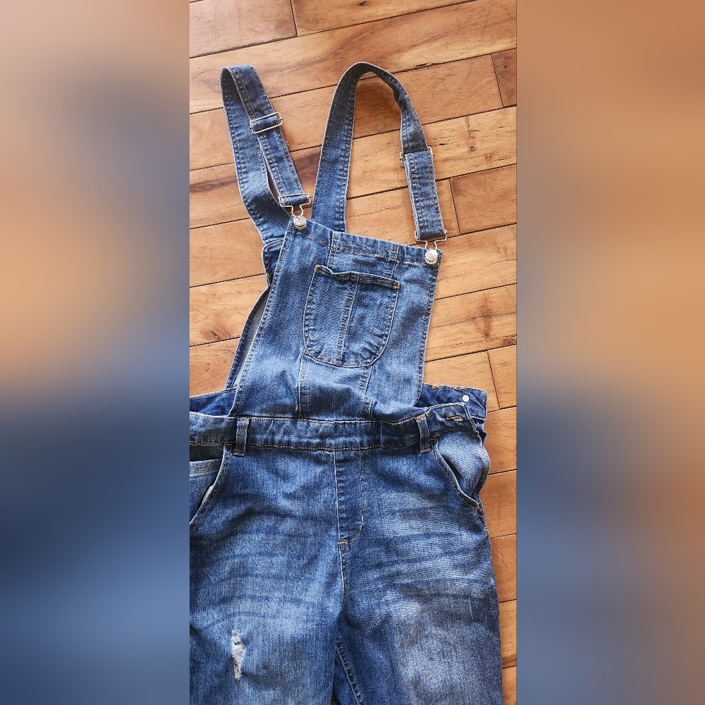 Blue Denim Overalls